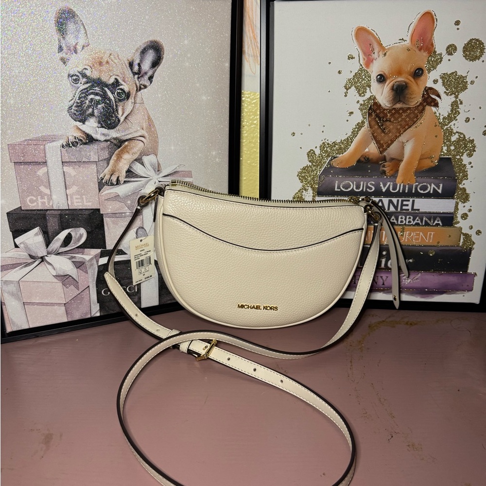 Michael Kors Dover Small Leather Crossbody Bag